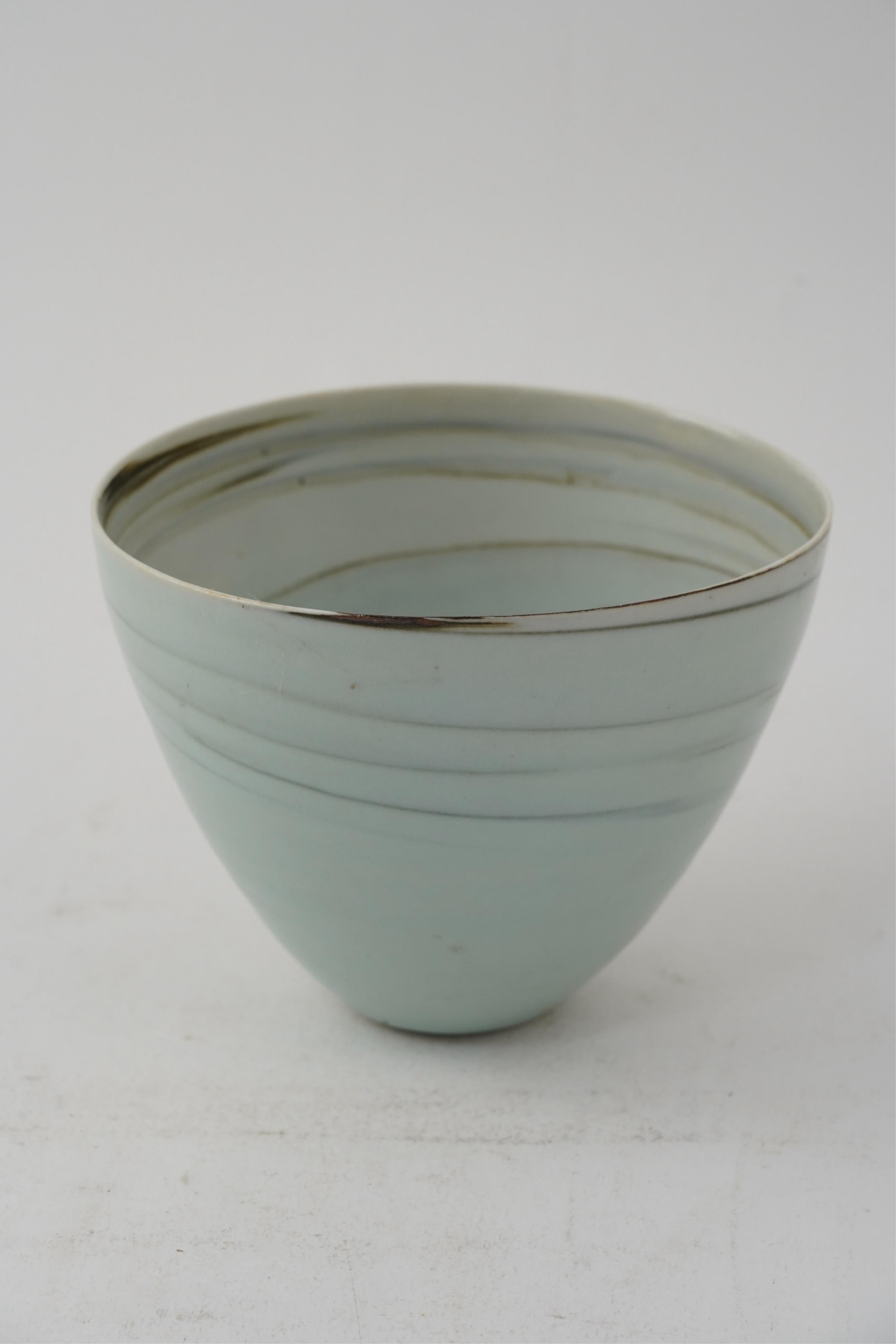 Joanna Constantinidis (1927-2000): A porcelain elliptical bowl